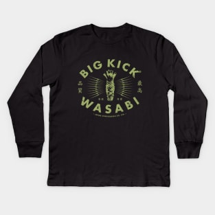 Big Kick Wasabi by © Buck Tee Originals Kids Long Sleeve T-Shirt